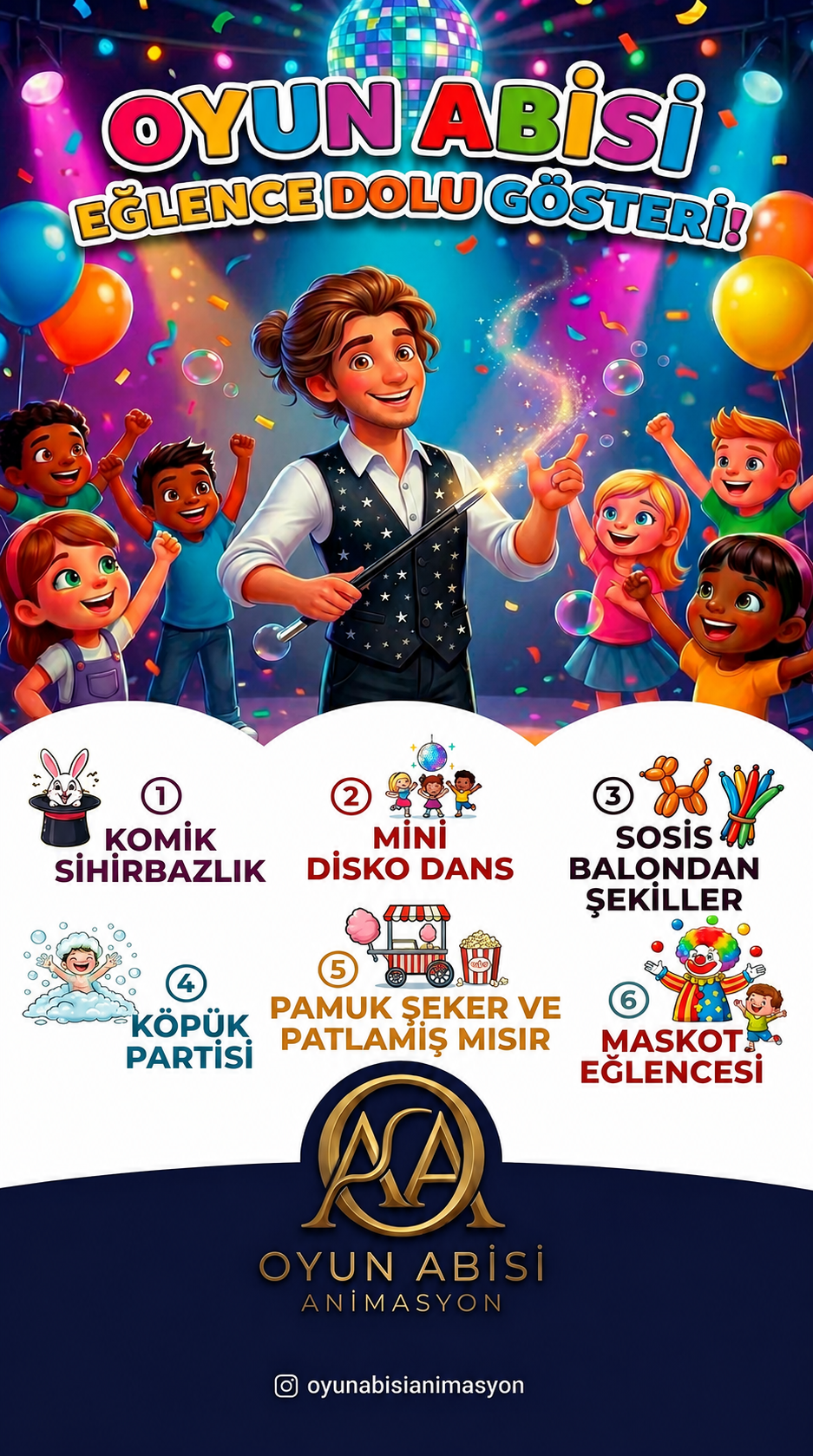 Oyun Abisi Etkinlik Afişi